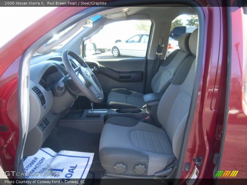 Red Brawn Pearl / Steel/Graphite 2006 Nissan Xterra X