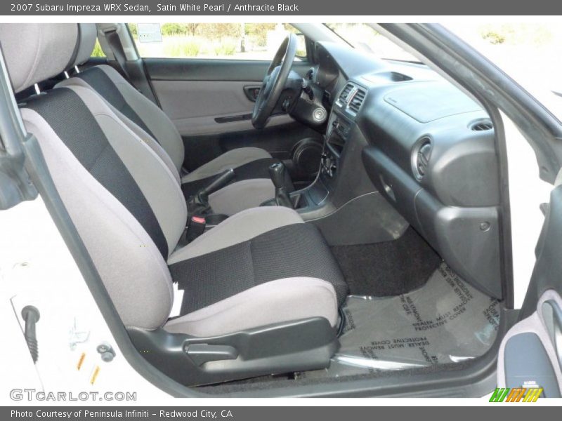  2007 Impreza WRX Sedan Anthracite Black Interior