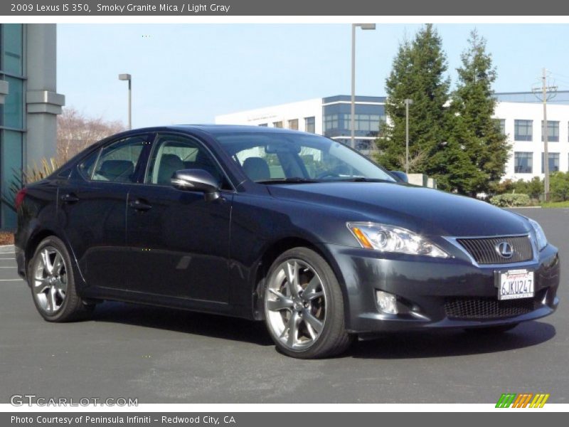 Smoky Granite Mica / Light Gray 2009 Lexus IS 350