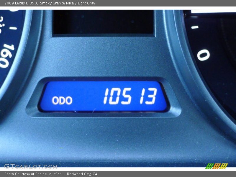 Smoky Granite Mica / Light Gray 2009 Lexus IS 350