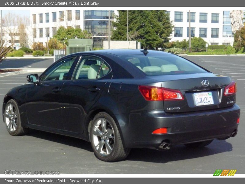 Smoky Granite Mica / Light Gray 2009 Lexus IS 350