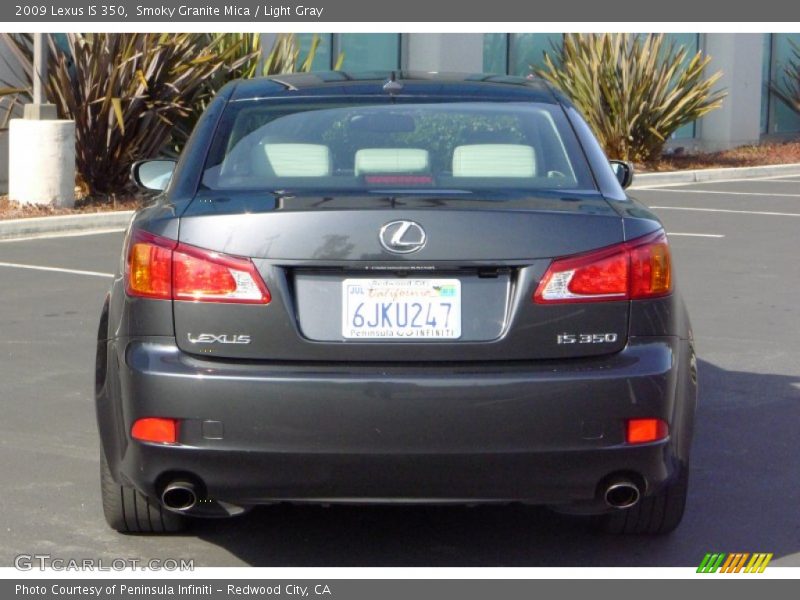 Smoky Granite Mica / Light Gray 2009 Lexus IS 350