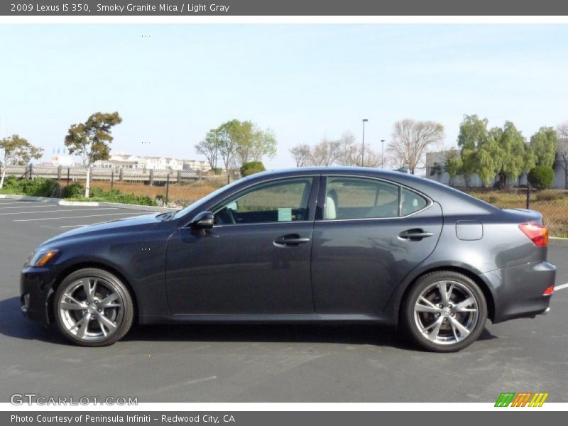 Smoky Granite Mica / Light Gray 2009 Lexus IS 350