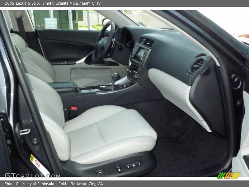Smoky Granite Mica / Light Gray 2009 Lexus IS 350