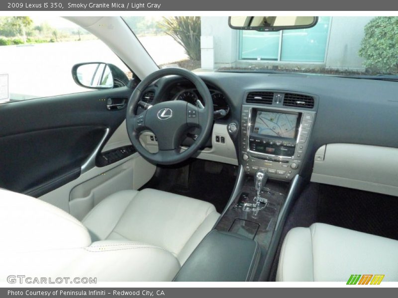 Smoky Granite Mica / Light Gray 2009 Lexus IS 350