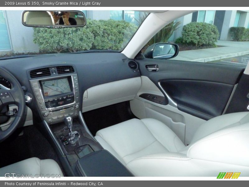Smoky Granite Mica / Light Gray 2009 Lexus IS 350