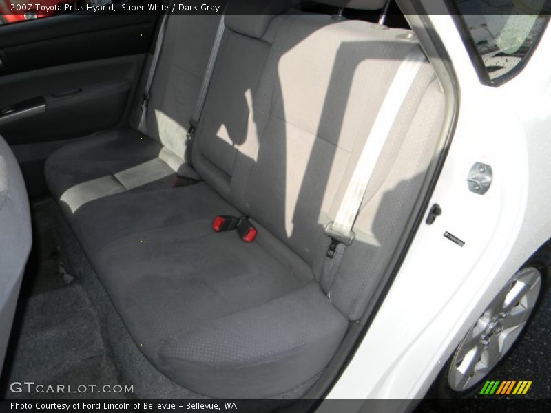 Super White / Dark Gray 2007 Toyota Prius Hybrid