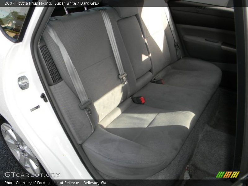 Super White / Dark Gray 2007 Toyota Prius Hybrid