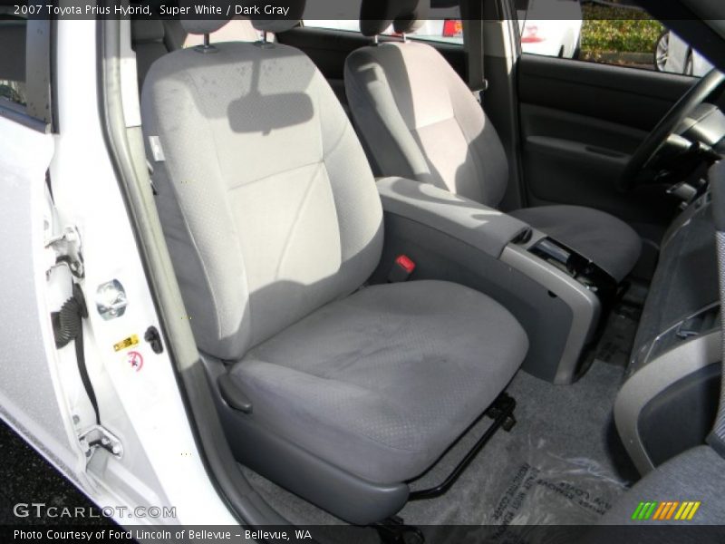 Super White / Dark Gray 2007 Toyota Prius Hybrid