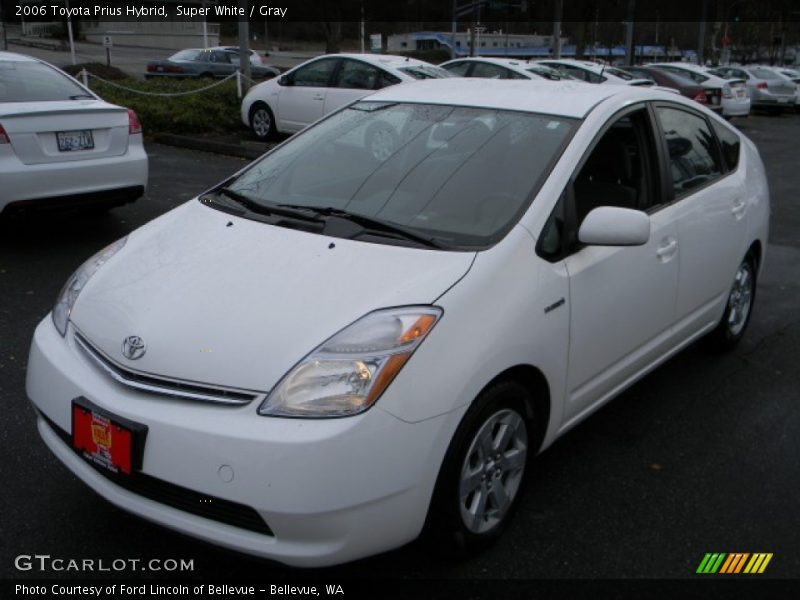 Super White / Gray 2006 Toyota Prius Hybrid