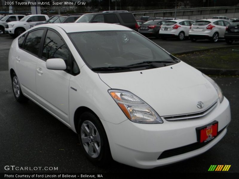 Super White / Gray 2006 Toyota Prius Hybrid