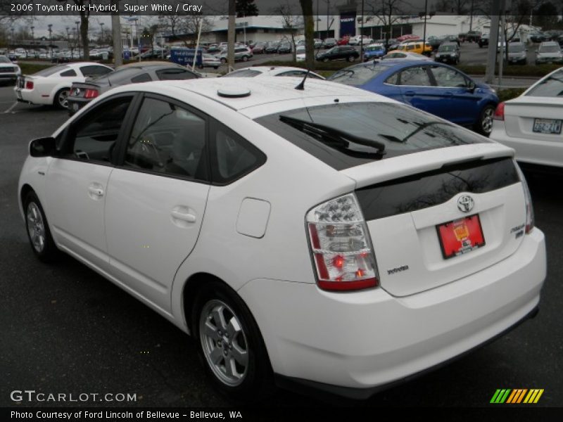 Super White / Gray 2006 Toyota Prius Hybrid