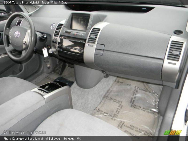 Super White / Gray 2006 Toyota Prius Hybrid