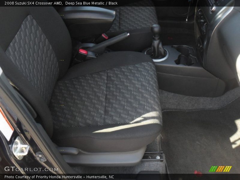Deep Sea Blue Metallic / Black 2008 Suzuki SX4 Crossover AWD