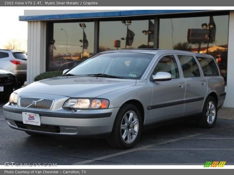 Mystic Silver Metallic / Graphite 2003 Volvo V70 2.4T
