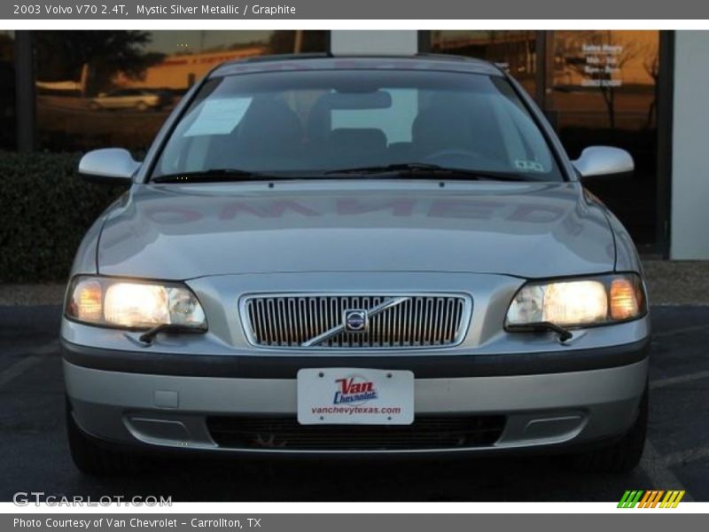 Mystic Silver Metallic / Graphite 2003 Volvo V70 2.4T