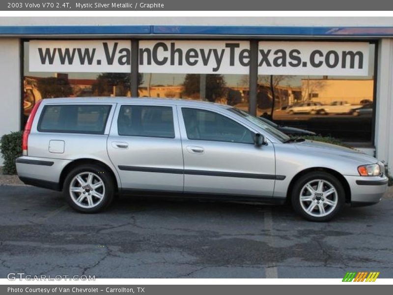Mystic Silver Metallic / Graphite 2003 Volvo V70 2.4T