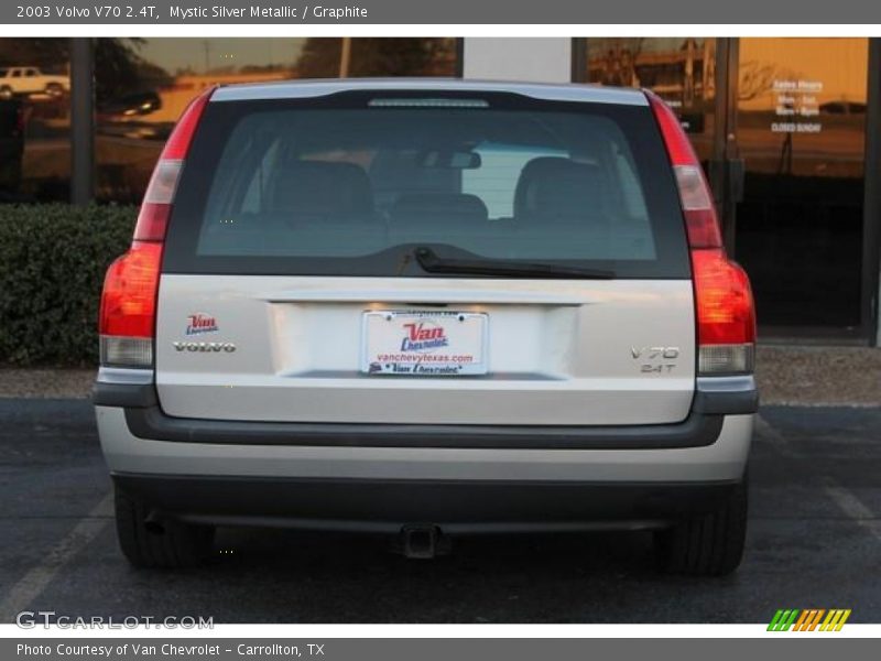 Mystic Silver Metallic / Graphite 2003 Volvo V70 2.4T