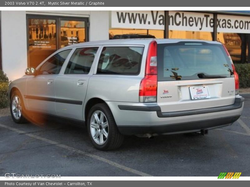 Mystic Silver Metallic / Graphite 2003 Volvo V70 2.4T