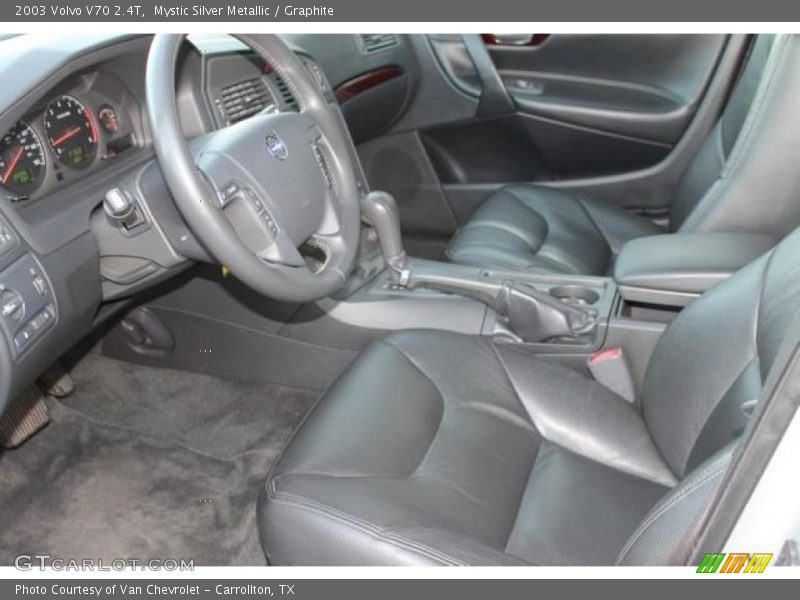 Mystic Silver Metallic / Graphite 2003 Volvo V70 2.4T