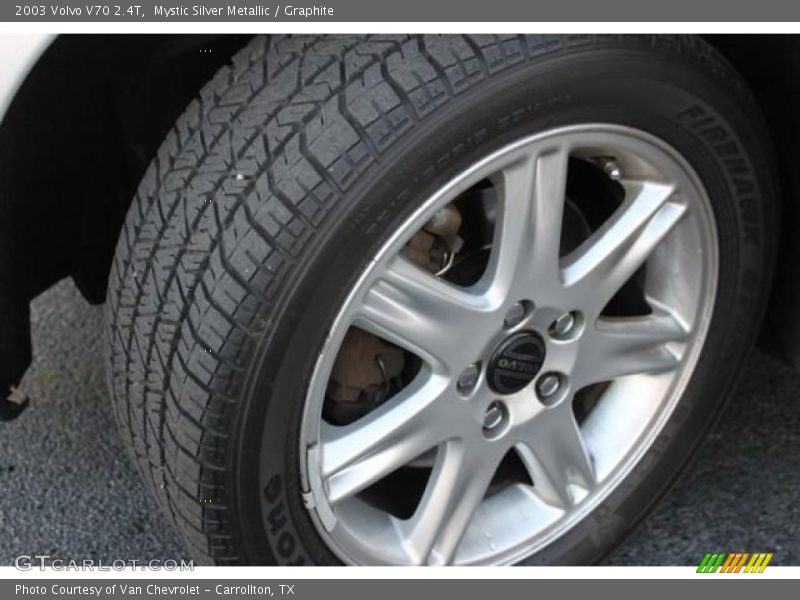 Mystic Silver Metallic / Graphite 2003 Volvo V70 2.4T