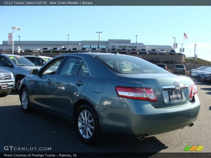 Aloe Green Metallic / Bisque 2011 Toyota Camry XLE V6