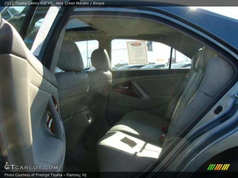 Aloe Green Metallic / Bisque 2011 Toyota Camry XLE V6