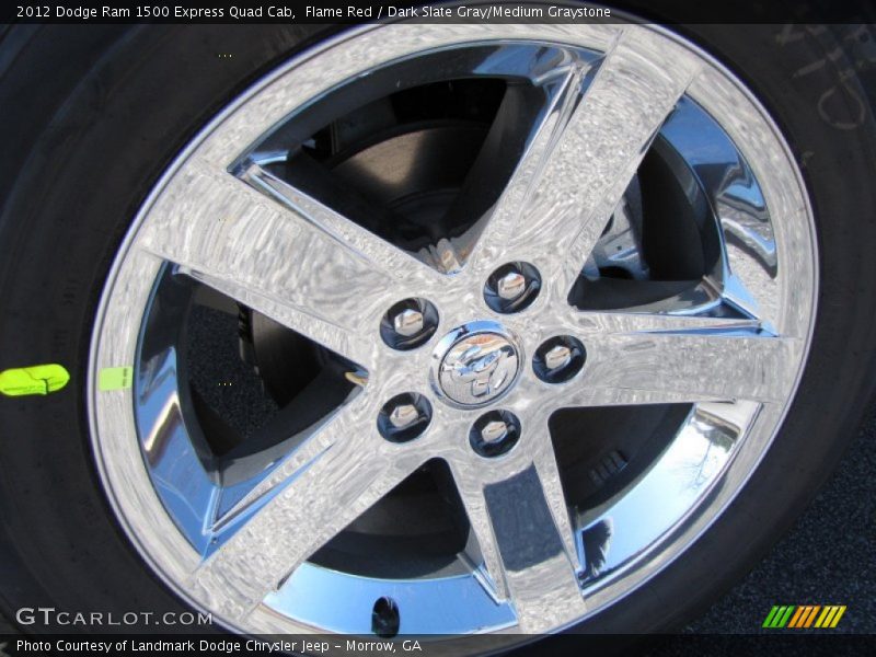 Flame Red / Dark Slate Gray/Medium Graystone 2012 Dodge Ram 1500 Express Quad Cab