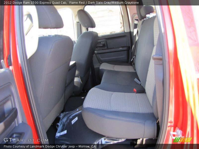 Flame Red / Dark Slate Gray/Medium Graystone 2012 Dodge Ram 1500 Express Quad Cab