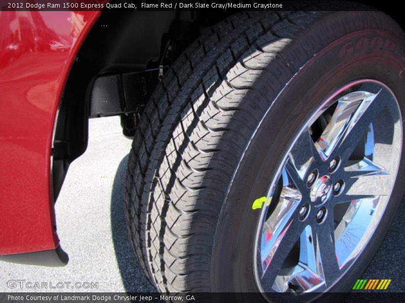 Flame Red / Dark Slate Gray/Medium Graystone 2012 Dodge Ram 1500 Express Quad Cab