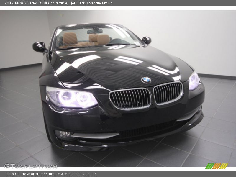 Jet Black / Saddle Brown 2012 BMW 3 Series 328i Convertible