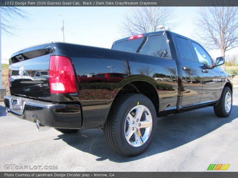 Black / Dark Slate Gray/Medium Graystone 2012 Dodge Ram 1500 Express Quad Cab