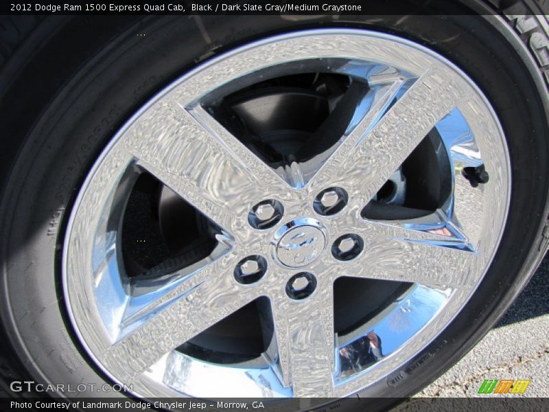 Black / Dark Slate Gray/Medium Graystone 2012 Dodge Ram 1500 Express Quad Cab
