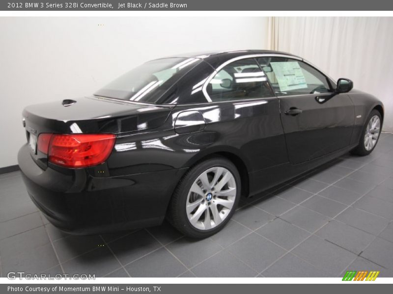 Jet Black / Saddle Brown 2012 BMW 3 Series 328i Convertible