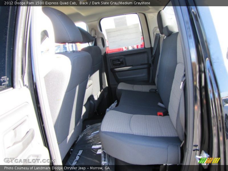 Black / Dark Slate Gray/Medium Graystone 2012 Dodge Ram 1500 Express Quad Cab