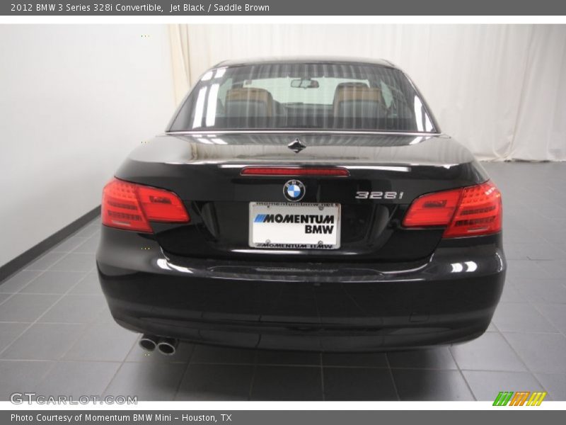 Jet Black / Saddle Brown 2012 BMW 3 Series 328i Convertible