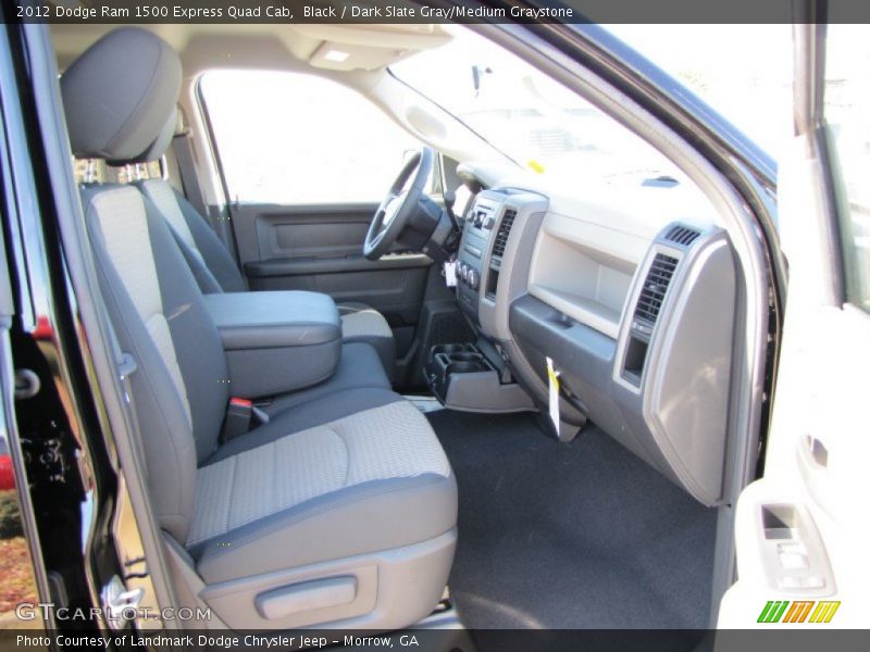 Black / Dark Slate Gray/Medium Graystone 2012 Dodge Ram 1500 Express Quad Cab
