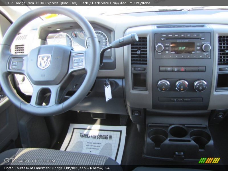 Black / Dark Slate Gray/Medium Graystone 2012 Dodge Ram 1500 Express Quad Cab