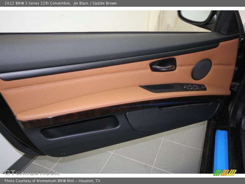 Jet Black / Saddle Brown 2012 BMW 3 Series 328i Convertible