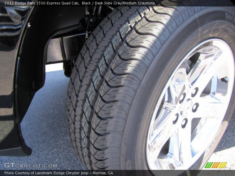 Black / Dark Slate Gray/Medium Graystone 2012 Dodge Ram 1500 Express Quad Cab