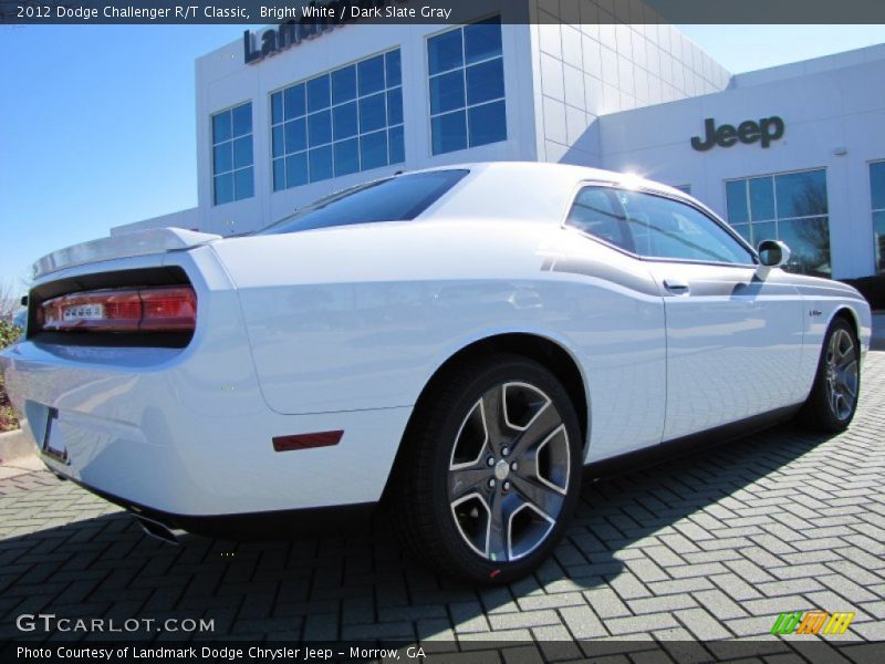 Bright White / Dark Slate Gray 2012 Dodge Challenger R/T Classic