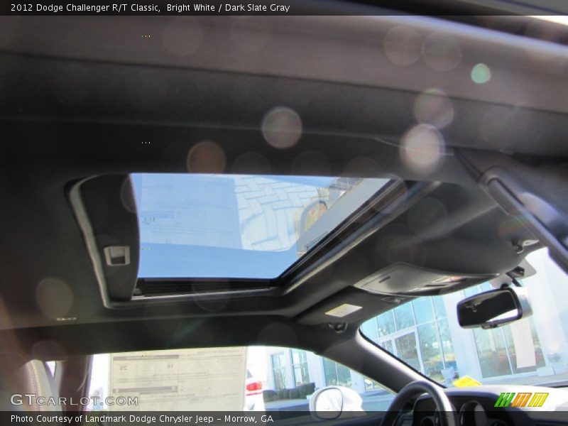 Bright White / Dark Slate Gray 2012 Dodge Challenger R/T Classic
