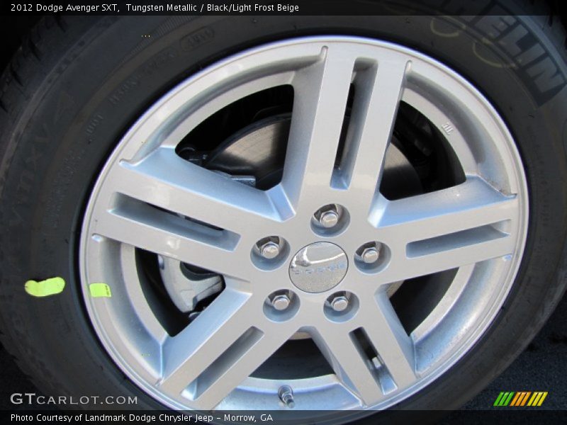 Tungsten Metallic / Black/Light Frost Beige 2012 Dodge Avenger SXT