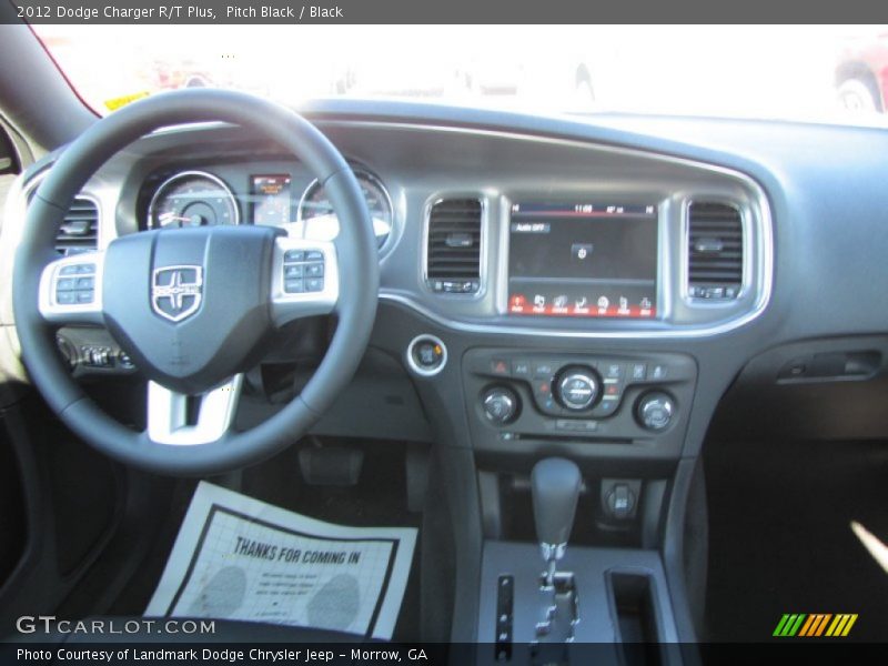 Pitch Black / Black 2012 Dodge Charger R/T Plus