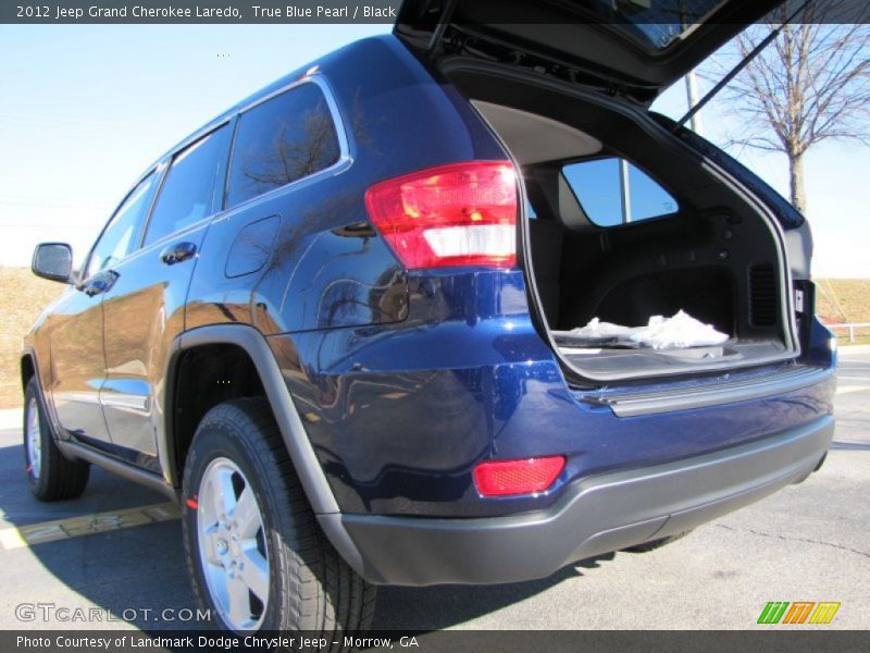 True Blue Pearl / Black 2012 Jeep Grand Cherokee Laredo