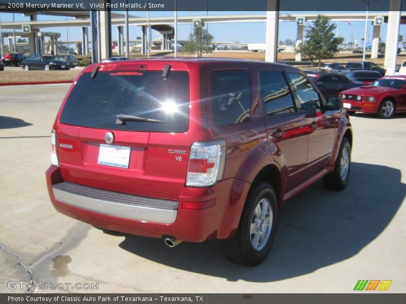 Vivid Red Metallic / Stone 2008 Mercury Mariner V6