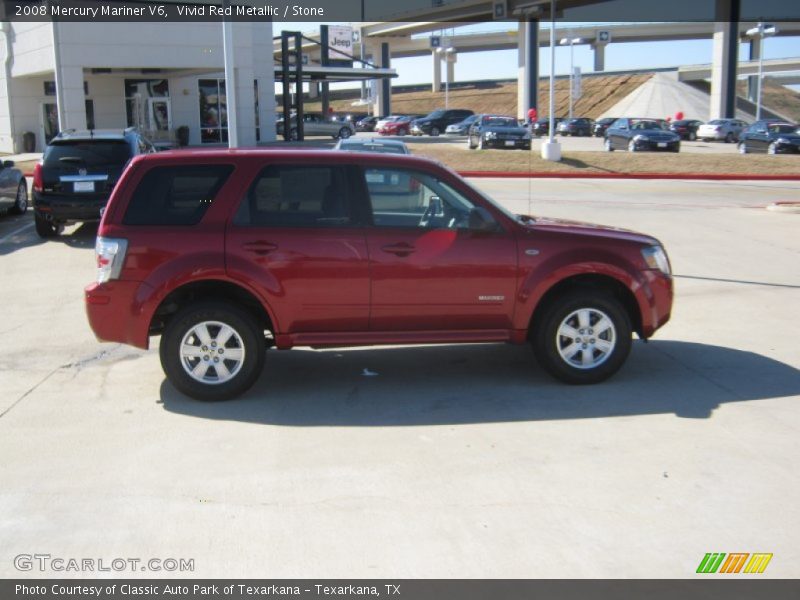 Vivid Red Metallic / Stone 2008 Mercury Mariner V6
