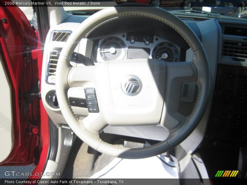 Vivid Red Metallic / Stone 2008 Mercury Mariner V6