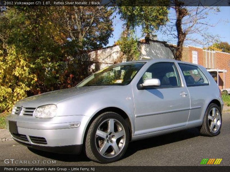 Reflex Silver Metallic / Black 2002 Volkswagen GTI 1.8T