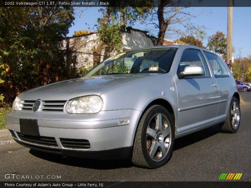 Reflex Silver Metallic / Black 2002 Volkswagen GTI 1.8T